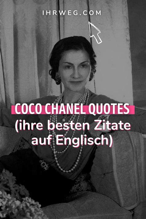 coco chanel zitate englisch